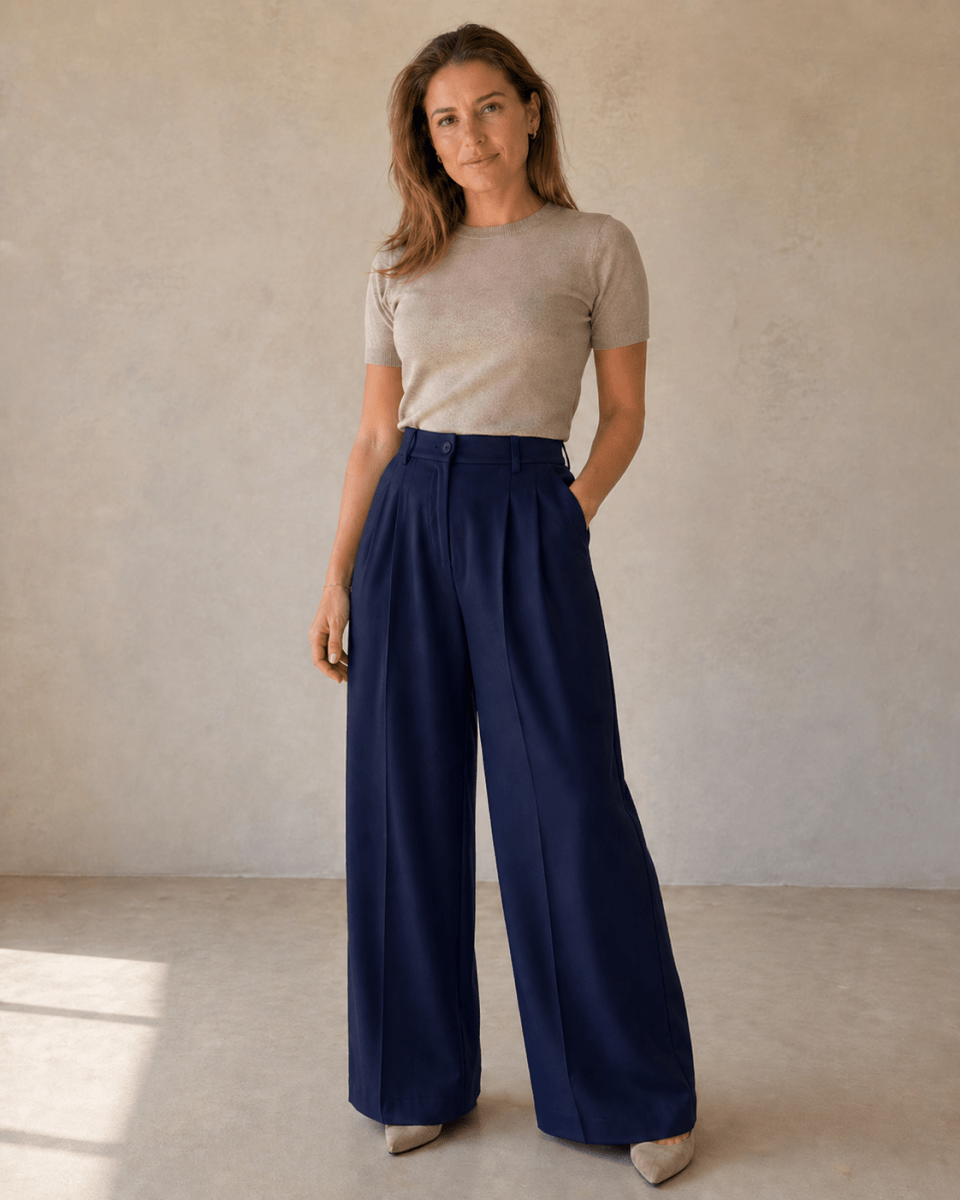 JARO Élise High - Waist Wide - Leg Pantalon - broek | JARO Official