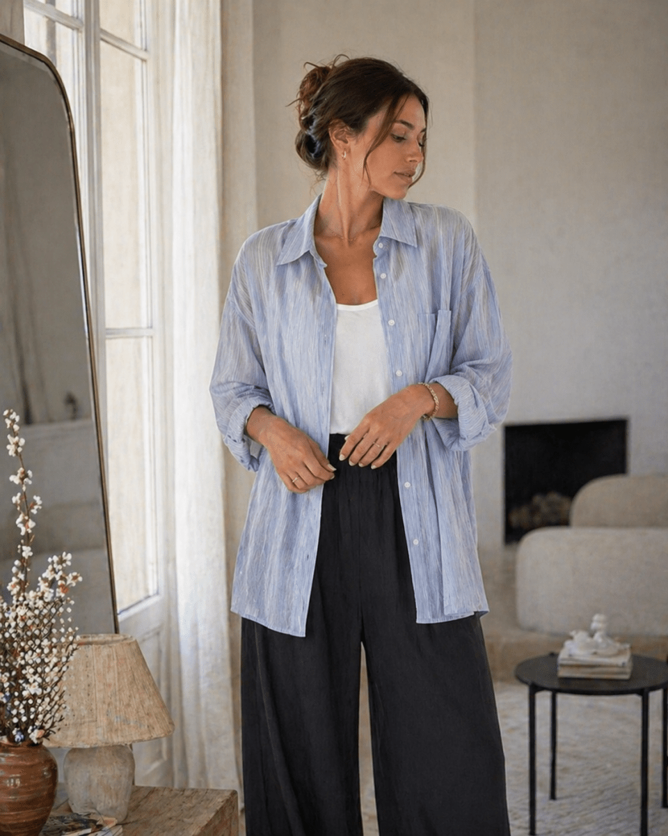 JARO Lina Loose Fit Striped Shirt - blouse | JARO Official