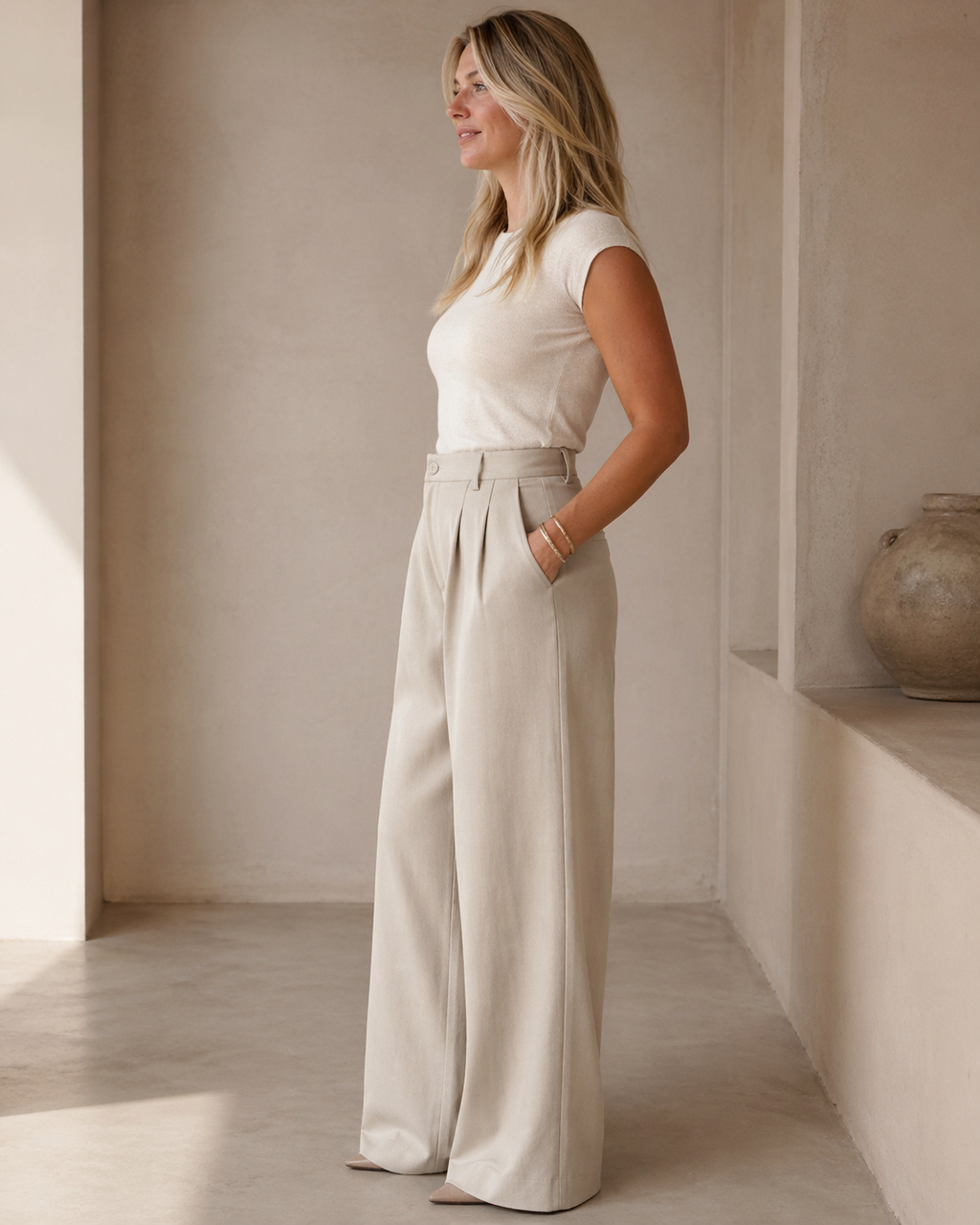 JARO Élise High-Waist Wide-Leg Trousers