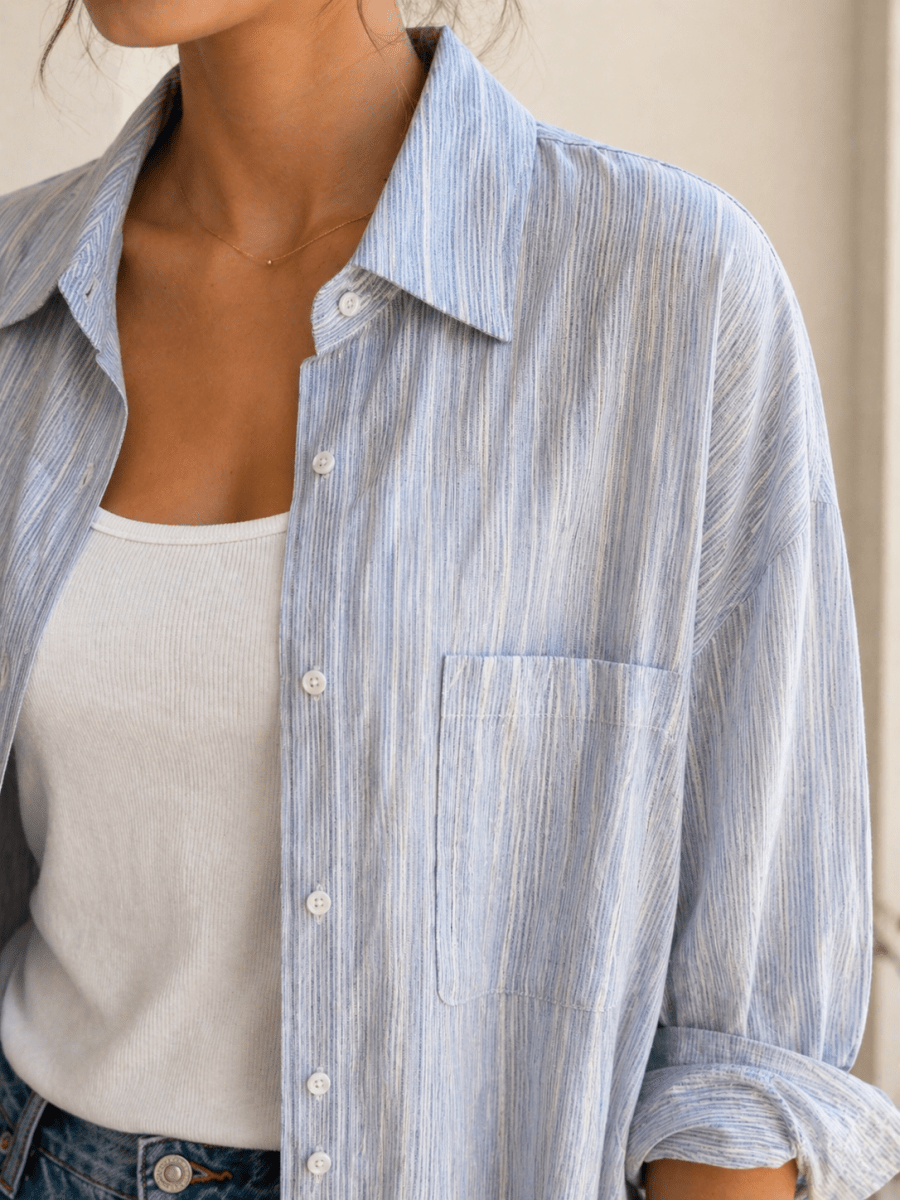 JARO Lina Loose Fit Striped Shirt - blouse | JARO Official