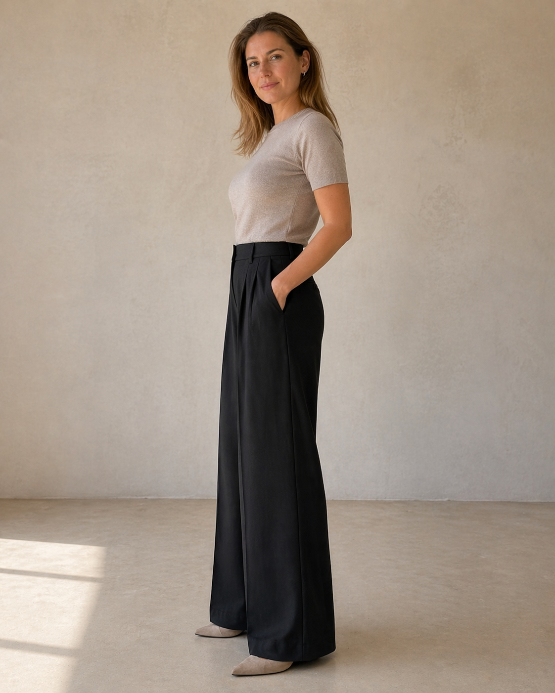 JARO Élise High-Waist Wide-Leg Pantalon