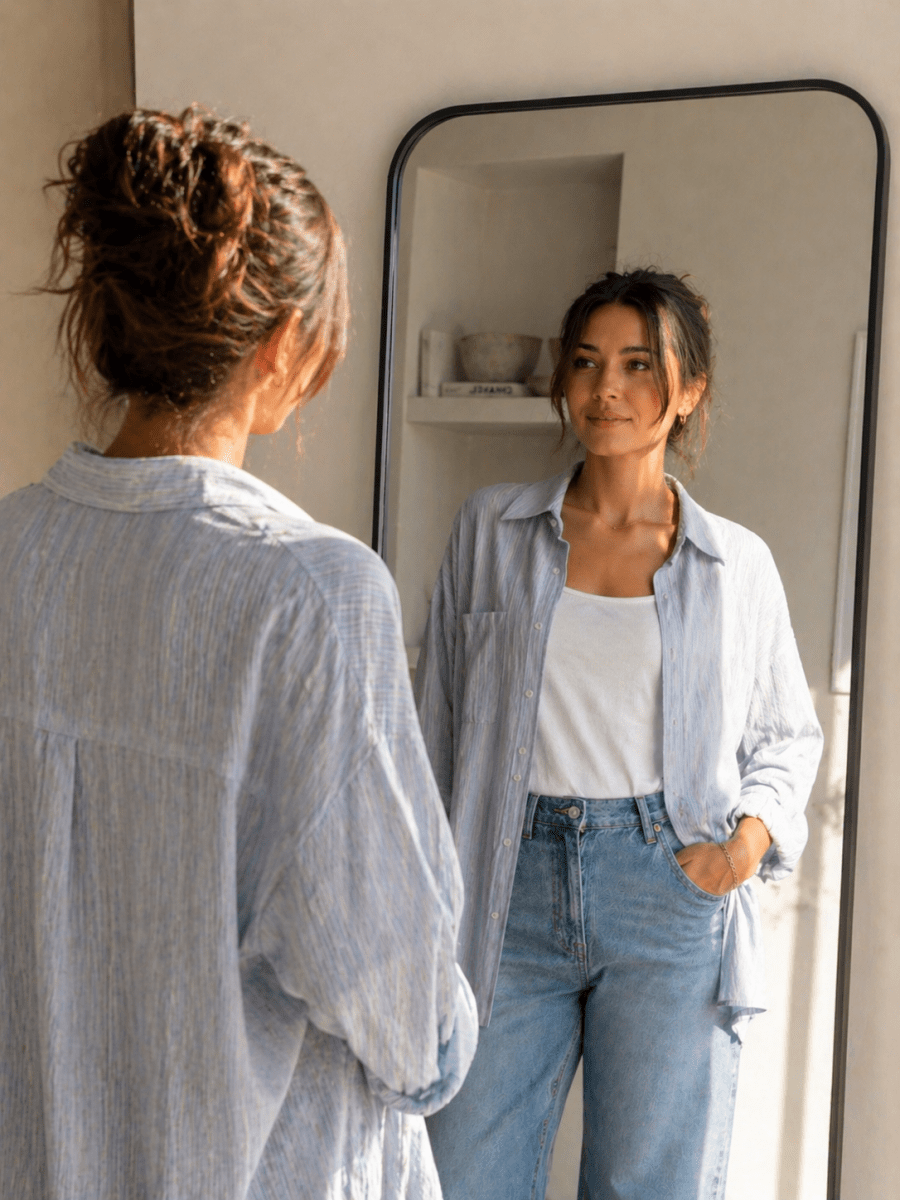 JARO Lina Loose Fit Striped Shirt - blouse | JARO Official