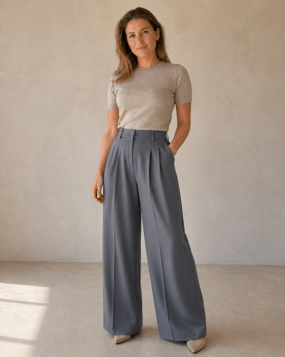 JARO Élise High - Waist Wide - Leg Pantalon - broek | JARO Official