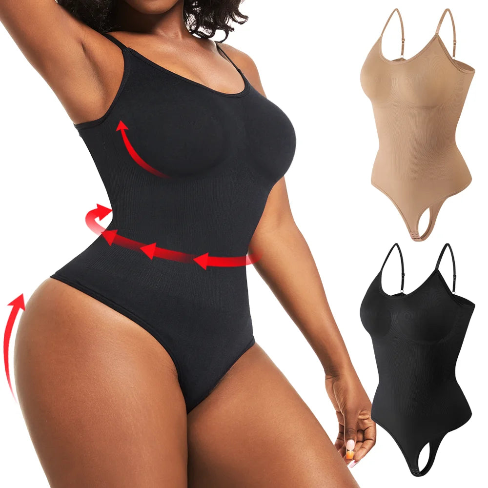 Seamless Women’s Shapewear Bodysuit – Strong Tummy Compression & Butt Lift – Comfortable Slimming Fit