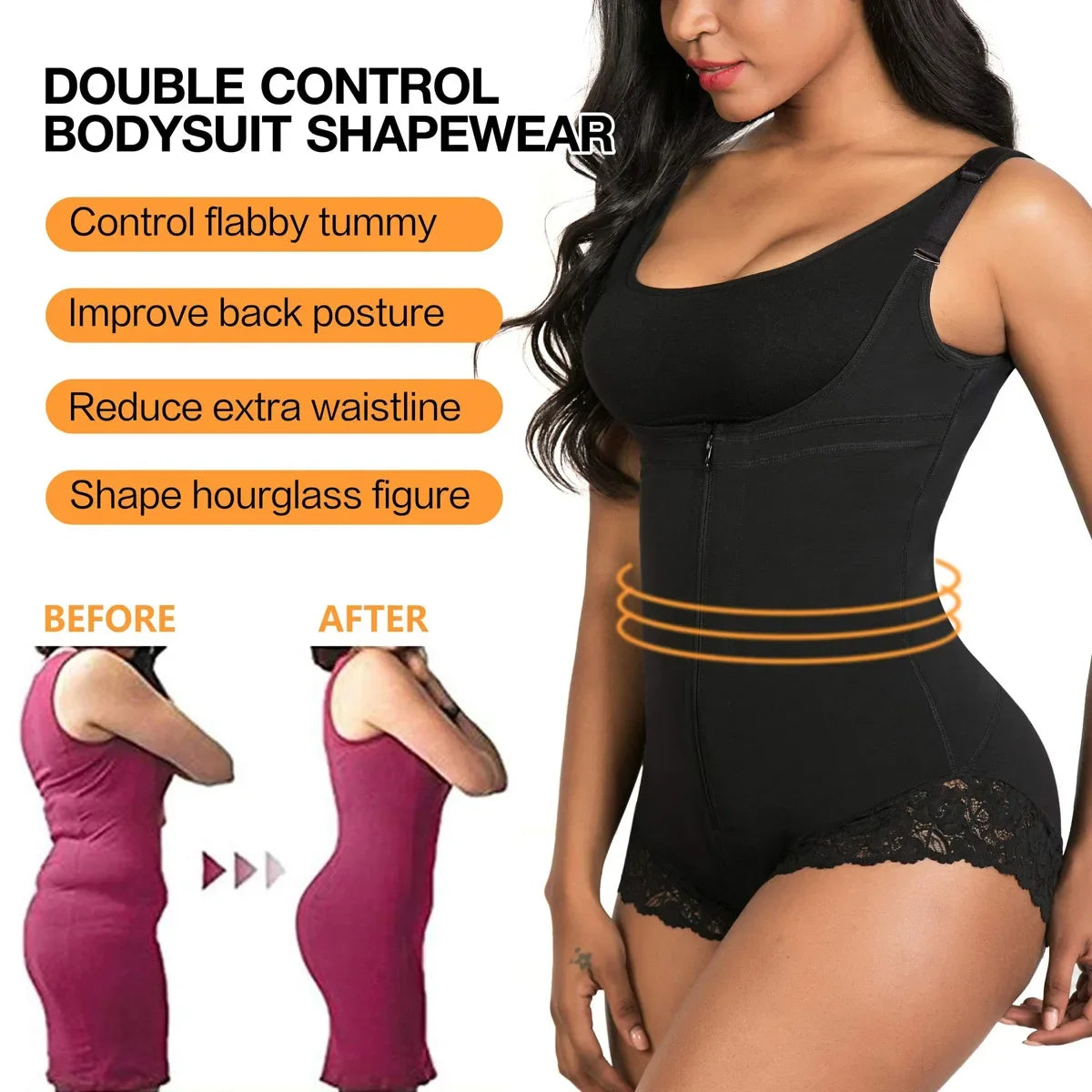 Colombian Tummy Control Body Shaper – Waist Trainer for a Smooth, Sculpted Silhouette