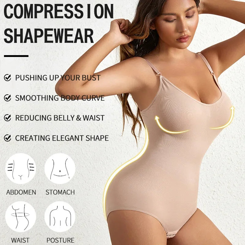 Seamless Shaping Bodysuit – Tummy Control & Butt Lifting Body Shaper