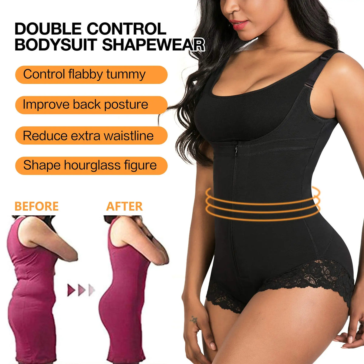 Colombian Tummy Control Body Shaper – Waist Trainer for a Smooth, Sculpted Silhouette